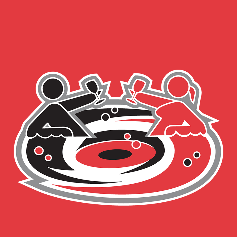 Carolina Hurricanes Entertainment logo iron on transfers